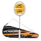 Hundred Rock 88 Carbon Fibre Strung Badminton Racket with Full Racket Cover Matte Black  for Intermediate Players  78 Grams  Maximum String Tension  32lbs
