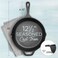 Fresh Australian Kitchen 12 Cast Iron Skillets Nonstick  Pre Seasoned Frying Pan Cookware Pan for Cooking