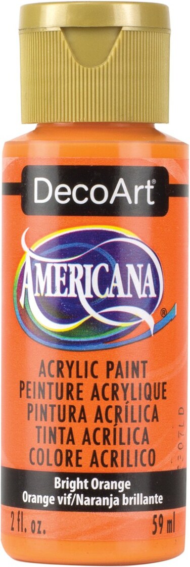 DecoArt Americana Acrylic Paint 2Ounce Bright Orange