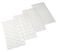 Cake Boss Decorating Tools 4Piece Quilted Fondant Imprint Mat Set Clear