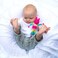 green sprouts Animal Friend Rattle Made from Organic Cotton  Encourages Whole Learning The Healthy  Natural Way  Crocheted by Hand Soft  Flexible Playful Rattle Sound