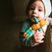 green sprouts Animal Friend Rattle Made from Organic Cotton  Encourages Whole Learning The Healthy  Natural Way  Crocheted by Hand Soft  Flexible Playful Rattle Sound