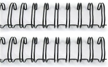 We R Memory Keepers Cinch Book Binding Wire 0625Inch Black 2 Pack