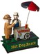 Design Toscano Hot Dog Collectors Die Cast Iron Mechanical Coin Bank