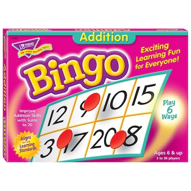 Trend Enterprises Addition Bingo Game