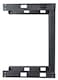 KENUCO Black 15U Wall Mount Open Frame Steel Network Equipment Rack 1775 Inch Deep  Black  15U  W19 x D1775 x H2975 REG15U