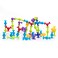 Fat Brain Toys Squigz Deluxe Set  50Piece Suction Construction Toy for Ages 3