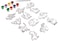Suncatcher Group Activity Kit Dinosaurs 12Pkg