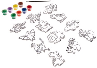 Suncatcher Group Activity Kit Dinosaurs 12Pkg