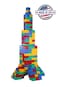 Jumbo Blocks  192 Piece Big Blocks  8 x 4 and 4 x 4 Large Building Blocks for Toddlers Made in the USA  Durable Safe Plastic Blocks by Kids Adventure Jumbo Blocks
