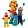 Jumbo Blocks  192 Piece Big Blocks  8 x 4 and 4 x 4 Large Building Blocks for Toddlers Made in the USA  Durable Safe Plastic Blocks by Kids Adventure Jumbo Blocks