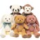 DOLDOA 5 Packs 13 Soft Stuffed Animals Plush Cute Easter BunnyTeddy BearMonkeyPandaRabbit Toy for Kids Boys Girls as a Gift for BirthdayChristmasValentines Day 5 Colors