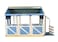 Breyer Freedom Series Classics Country Stable with Wash Stall  15 x 95 x 12  112 Scale  Blue and White  Model 699