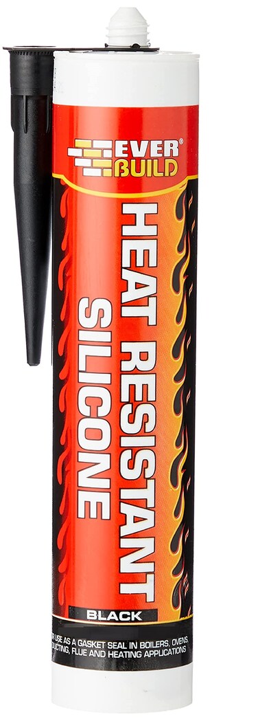Everbuild Heat Resistant Silicone Sealant Black 310 ml