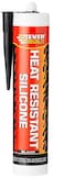Everbuild Heat Resistant Silicone Sealant Black 310 ml