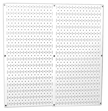 Wall Control 30P3232W White Metal Pegboard Pack
