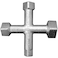 Jones Stephens J40040 J40040 4Way Plug Wrench