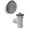 Jones Stephens B07001 Chrome Plated OneHole Lift and Turn Bath Direct Half TWaste PVC 12 KIT WCP LiftTurn UPC