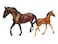 Breyer Traditional Series GG Valentine  Heartbreaker  2 Horse Set  Model Horse Toy  19 Scale  Model 1474