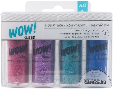 Extra Fine Glitter Set  Princess Colors  Taffy Purple Light Blue and Pink Great for DIY Projects General Crafting and Making Princess Slime