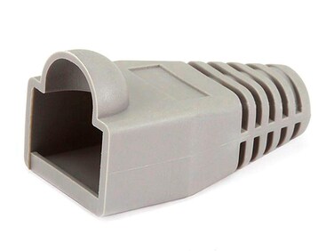 Monoprice 50pcs RJ45 Color Coded Strain Relief Boots  GRAY