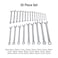 Sunex Tools 9917MPRA Metric VGroove Combination Wrench Set 8mm  32mm Fully Polished 25Piece Includes RollCase