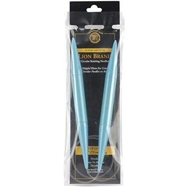 Lion Brand Yarn 40051905 Circular Knitting Needles 29Inch Size 19 15mm Turquoise