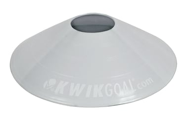 Kwik Goal Small Disc Cone Pack of 25 White