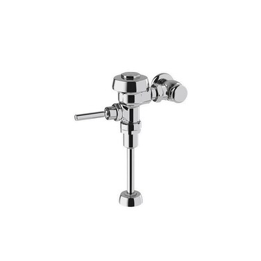 Sloan Royal 186 Exposed Manual Urinal Flushometer 05 GPF Flush Valve  Single Flush NonHoldOpen Handle Fixture Connection Top Spud Polished Chrome Finish 3912697