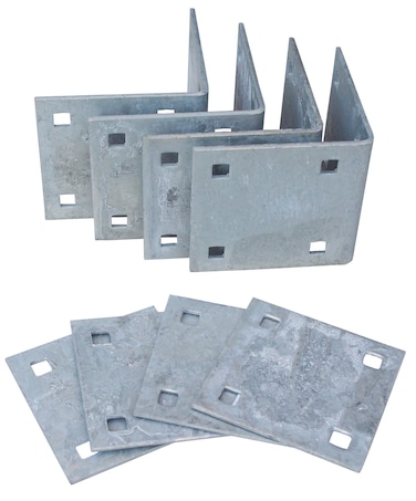 Dock Edge  Howell Dock Hardware Floating Inside Corner Kit with 4 Inside Corners and 4 Backer Plates