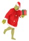Dr Seuss The Grinch Santa Costume Deluxe with Full Mask for Adults LargeXLarge Red