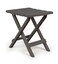 Camco 51881 Adirondack Portable Outdoor Folding Side Table Perfect for The Beach Camping Picnics Cookouts  More Weatherproof  Rust Resistant  Charcoal