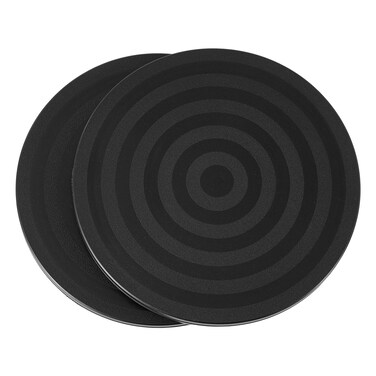 2 Pcs 8 Inch Heavy Duty Rotating Swivel Stand  Lazy Susan with Steel Ball Bearings for Model BaseRotating PlantsCrafts Stand MonitorTVMonitorsPotted Plants 360 Rotation