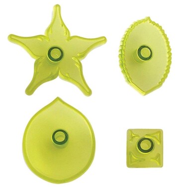 JEM Rose Leaf Large Size Set of 4 Fondant Cutters