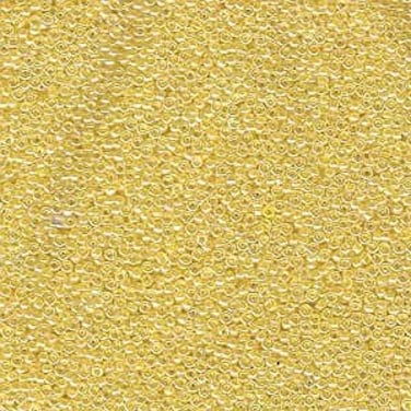 Miyuki Round Seed Beads Size 150 82g Lined Daffodil Ceylon