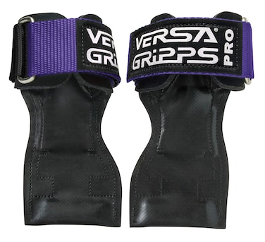 Versa Gripps Pro Made in the USA Wrist Straps for Weightlifting Alternative the Best Training Accessory PurpleBlack RL