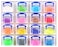 Really Useful Plastic Storage Box 014 Litre Organiser 16 x 014L Clear Frame with Clear Boxes