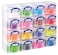 Really Useful Plastic Storage Box 014 Litre Organiser 16 x 014L Clear Frame with Clear Boxes