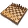 Frances Chess Folding Magnetic Inlaid Wood Board Game Travel Size 8 x 8 Inch