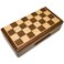 Frances Chess Folding Magnetic Inlaid Wood Board Game Travel Size 8 x 8 Inch