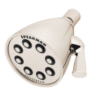 Speakman S2251PN Signature Icon Anystream High Pressure Adjustable Solid Brass Shower Head Polished Nickel