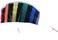 In the Breeze Rainbow 50 Inch Sport Kite  Dual Line Stunt Parafoil  Includes Kite Line and Bag