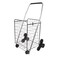 Helping Hand Deluxe Stair Climber Cart in Silver  Folding Cart Holds Up to 60 lbs  Great for Shopping Camping Sport Events  Much More