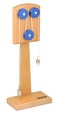 hand2mind Wood Simple Machine Collection with Inclined Plane and Cart Double Pulley Lever Set of 4