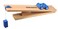 hand2mind Wood Simple Machine Collection with Inclined Plane and Cart Double Pulley Lever Set of 4
