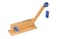 hand2mind Wood Simple Machine Collection with Inclined Plane and Cart Double Pulley Lever Set of 4