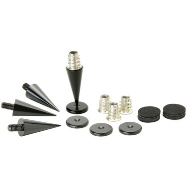 Dayton Audio DSS3BK Black Speaker Spike Set 4 Pcs
