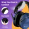 Vanderfields Hearing Protection Ear Muffs for Noise Reduction 26dB Certified Noise Cancelling Safety Ear Protection for Shooting Adult Headphones for Lawn Mowing DIY Construction Woodworking