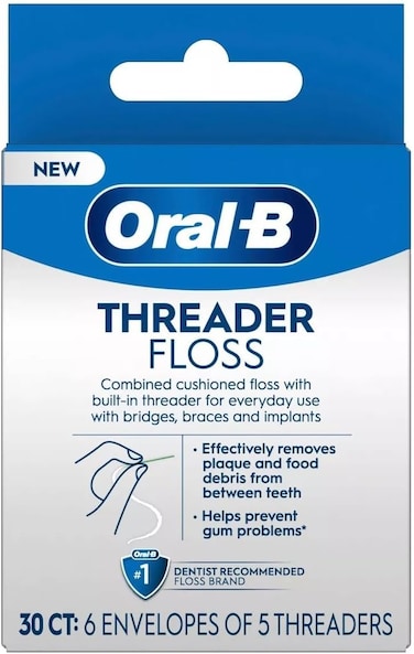 Glide Threader Floss 30 Count Pack of 6