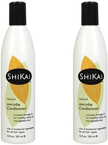 ShiKai Everyday Hydrating Conditioner Unscented 12oz Pack of 2  With Borage  Jojoba Oil  Promotes Healthy Scalp  Nourish  Shine  Vegan